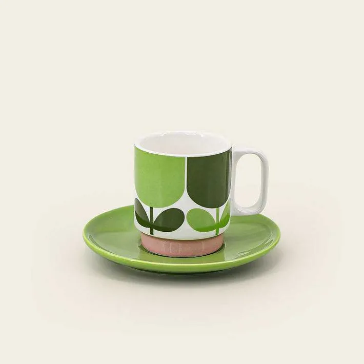 Orla Kiely Espresso & Saucer Set