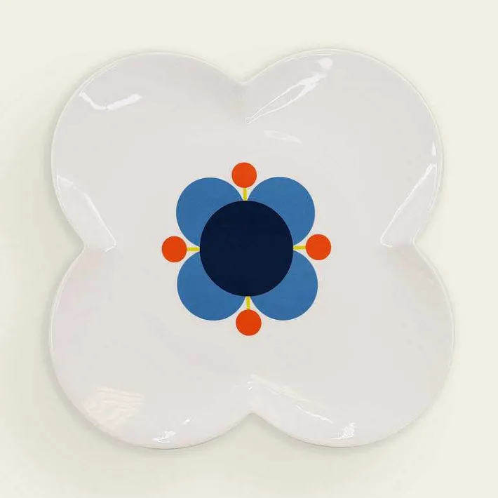 Orla Kiely Flower Shaped Platter