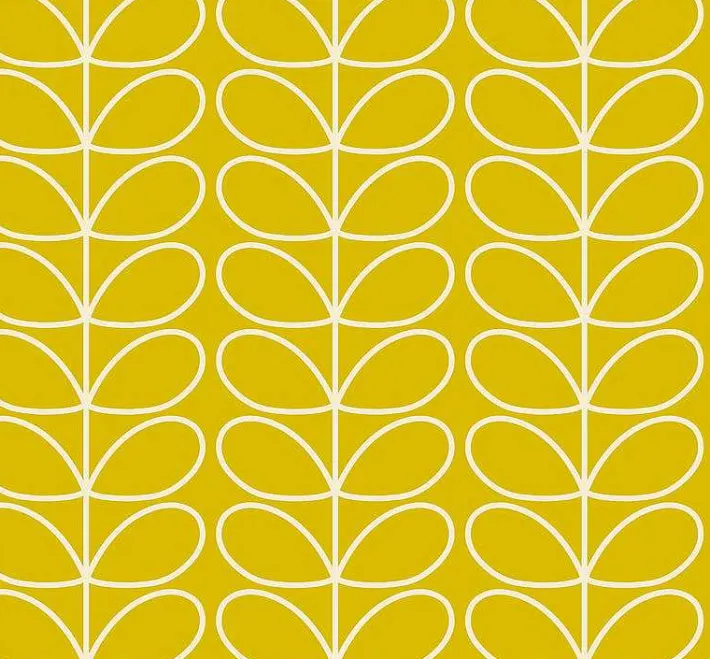 Orla Kiely Linear Stem Sunflower Wallpaper