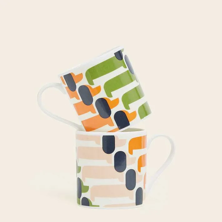 Orla Kiely Mug Set Of 2