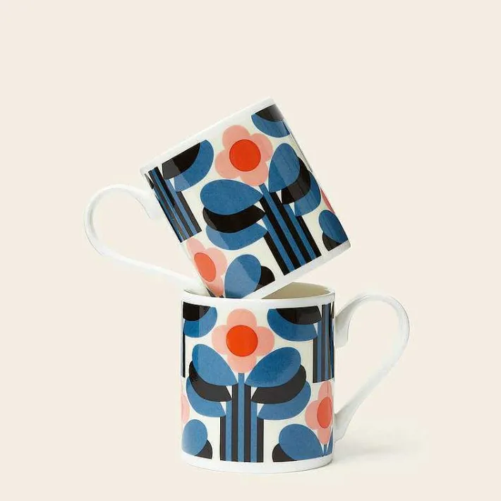 Orla Kiely Mug Set Of 2