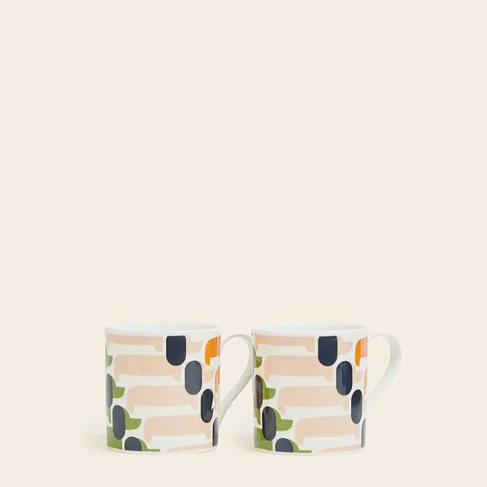 Orla Kiely Mug Set Of 2