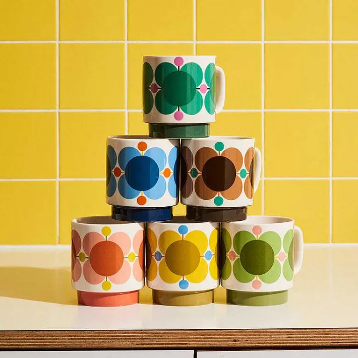 Orla Kiely Mug Set Of 2