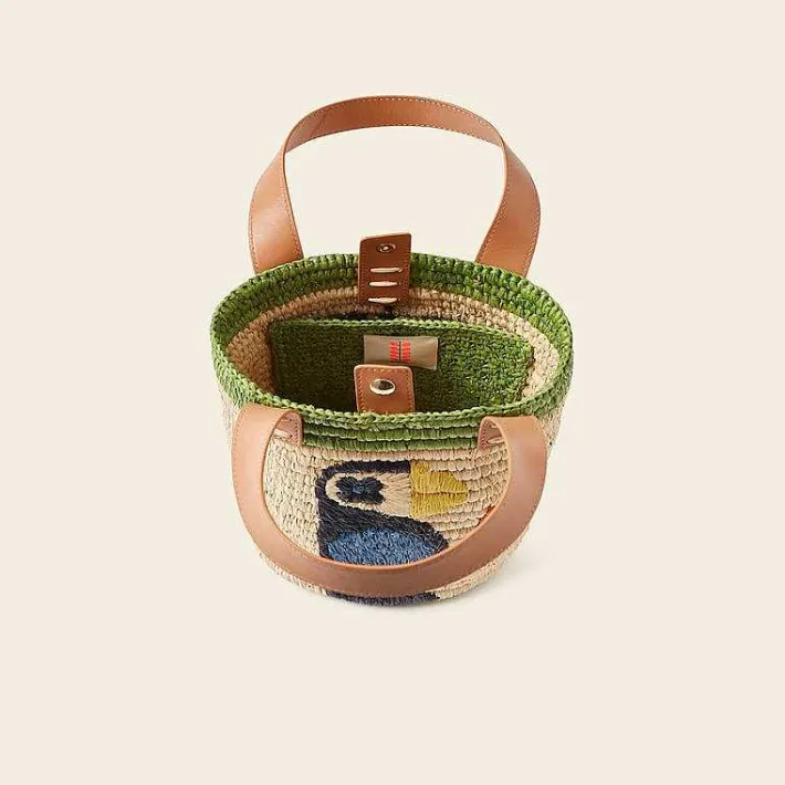 Orla Kiely Sunday Mini Basket Bag