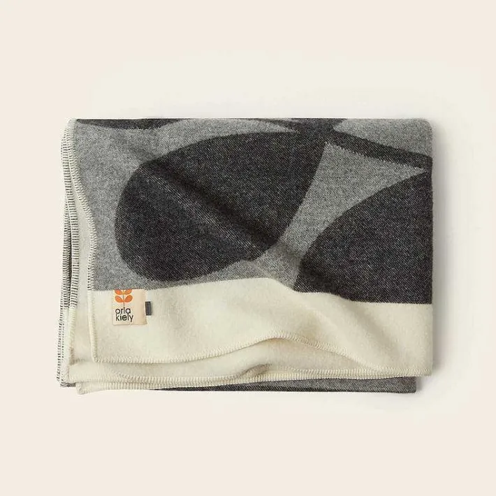 Orla Kiely Wool Jacquard Blanket