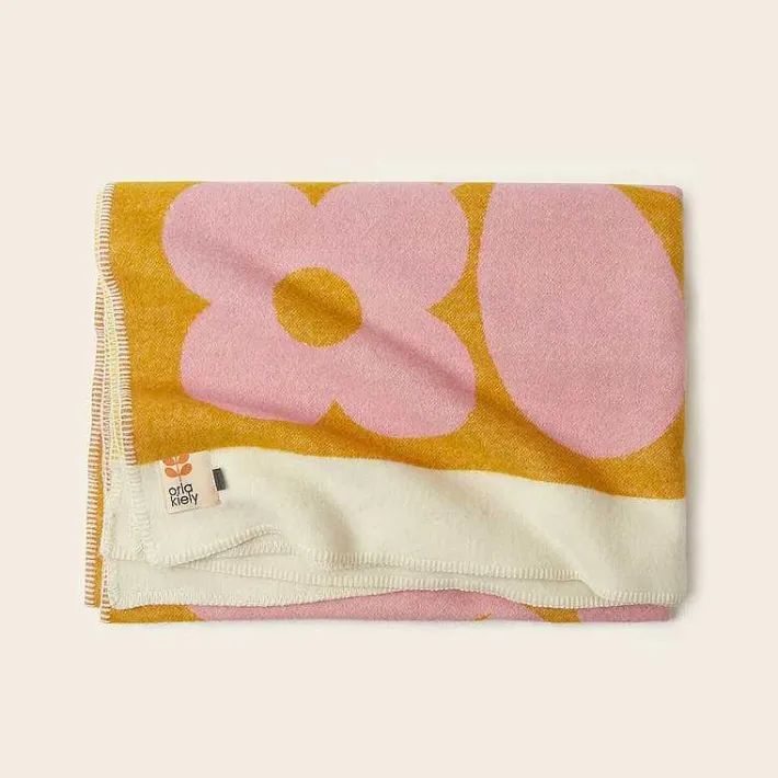 Orla Kiely Wool Jacquard Blanket